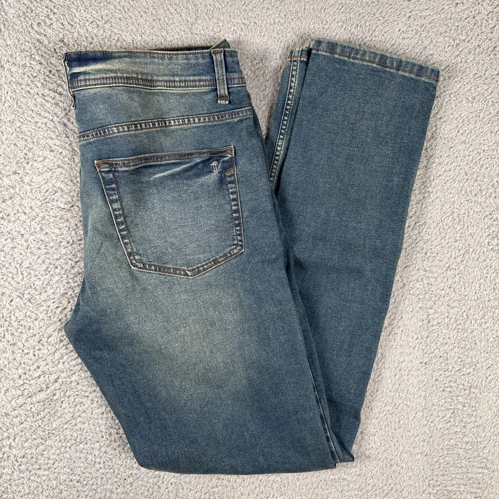 The Perfect Jeans TPJ Mens 34x32 (36x32) Dark Wash Skinny Fit Denim Stretch